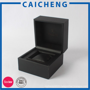 Custom logo embossing gift packaging high quality PU leather box